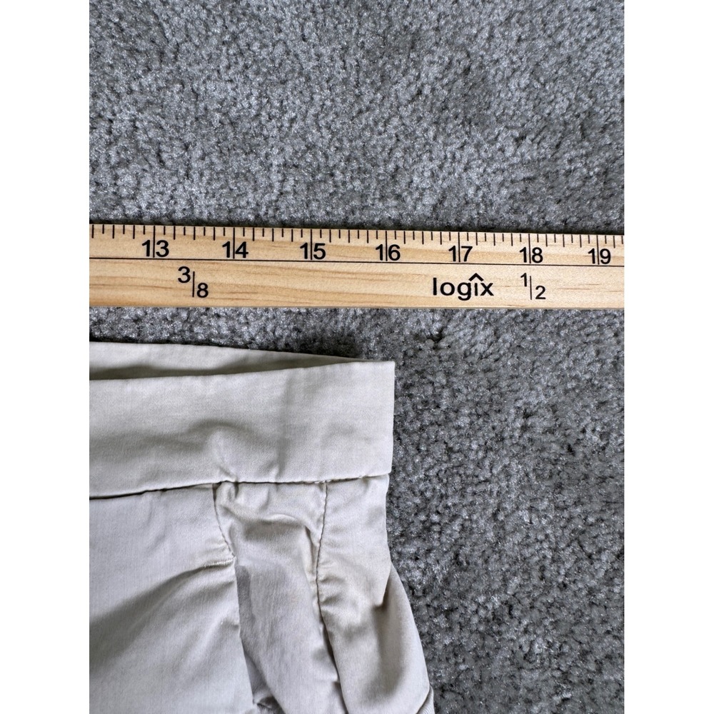 Brunello Cucinelli Tan Stretch Coton Trouser Made in Italy Women Size 6 US 42 IT - Picture 3 of 7